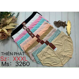 ♥️ 3260 SHOP UYT TÍN♥️01 quần lót nữ BIGSIZE thun lạnh trơn cao cấp hàng loại 1 VNXK 65kg-80kg