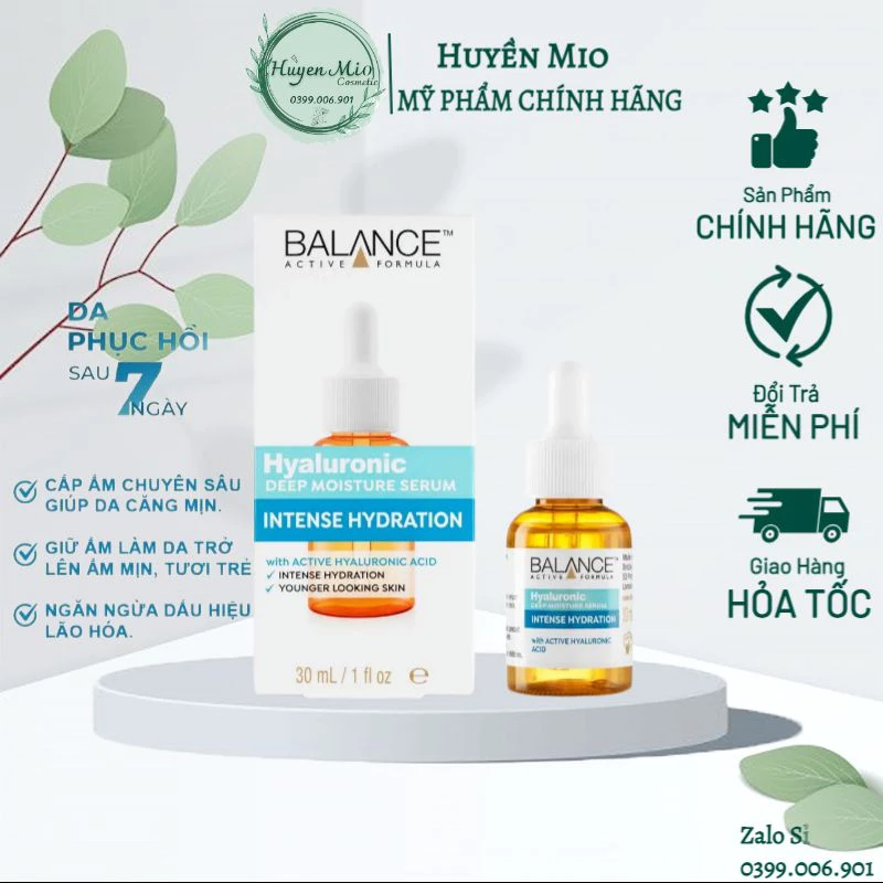 Serum Balance Hyaluronic Deep Moisture tinh chất cấp ẩm sâu - huyenmio