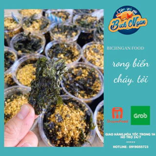 Rong biển cháy tỏi lon 200g