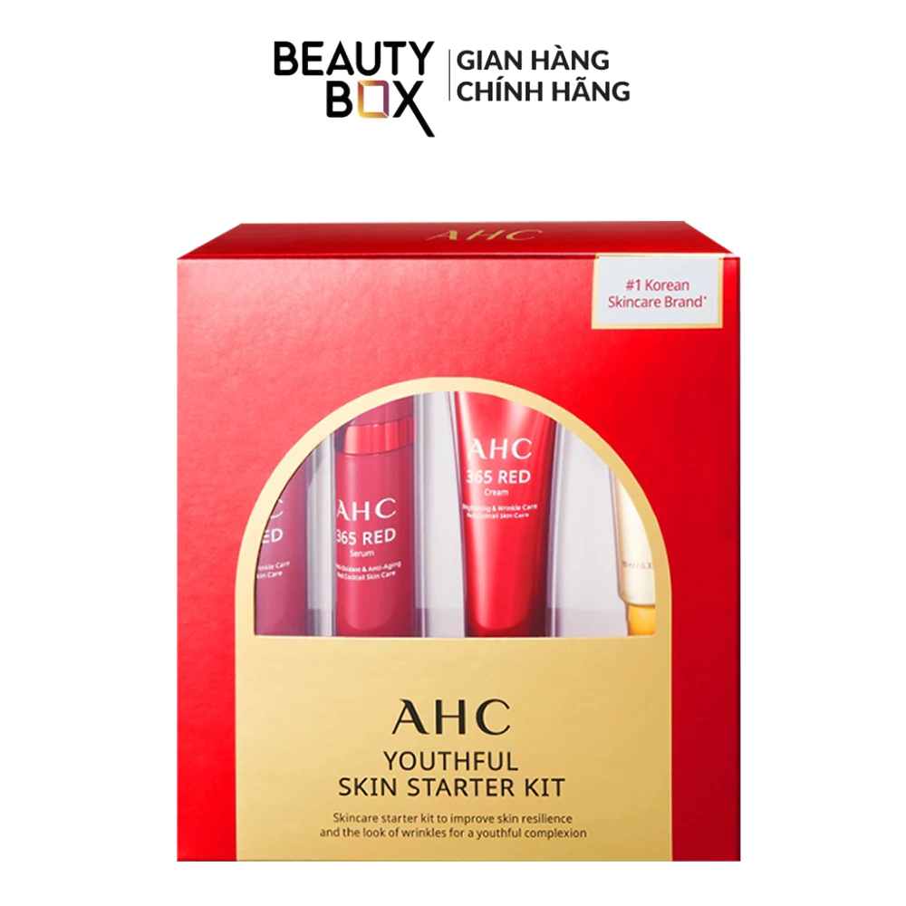 Bộ Sản Phẩm Chống Lão Hóa Da Ahc Youthful Skin Starter Kit (4Pc)