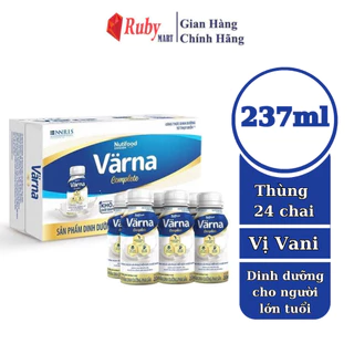 [Date T2/25] Thùng 24 chai Sữa Bột Pha Sẵn Nutifood Varna Complete 237ml