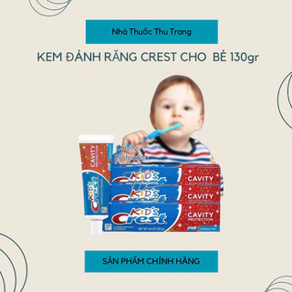 ĐỦ BILL MỸ - Kem Đánh Răng Crest Kids Cavity Protection MỸ An Toàn Cho Bé 130g