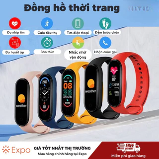 Đồng Hồ Thông Minh Thể Thao M7 Smart Band - Đo Nhịp Tim, Đổi Hình Nền, Chống Nước IP 67