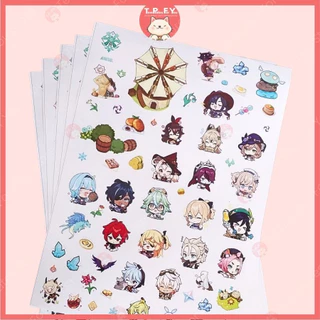 [Genshin impact] Set stickers nhân vật Mondstadt, cute dùng để trang trí – đồ dùng học tập