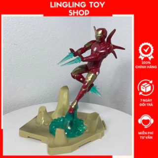 Mô Hình Iron Man - Zoteki Avengers Chất Liệu Pvc Cao Cấp Decor Phòng, Trang Trí Bàn Tạo Động Lực Học Tập, Làm Việc