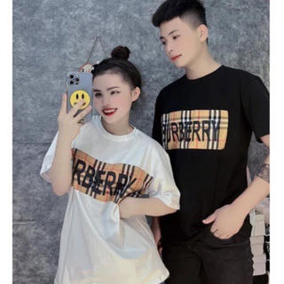 Áo thun phối kẻ ngang BB.R tay lỡ unisex TONGKHOSI - Áo phông unisex nam nữ basic phong cách hàn quốc ulzzang freesize