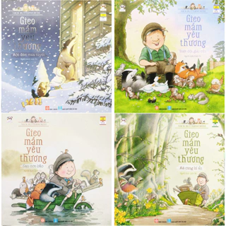 Sách - Bộ 4 tập Gieo mầm yêu thương - Truyện kể cho trẻ 3 - 9 tuổi