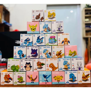 Đồ Chơi Lắp Ráp Mô Hình Pokemon,  Pokemon, Lắp ráp các nhân vật Pokemon huyền thoại. Lắp ráp 3D Pokemon, Bộ sưu tập