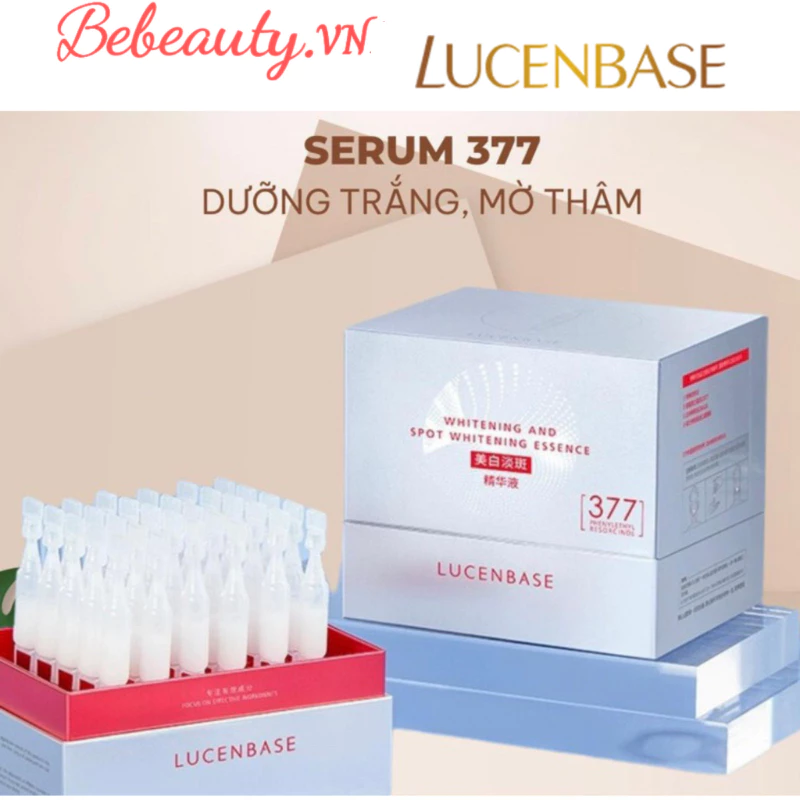 serum 377 lucenbase  hỗ trợ làm trắng sáng da, mờ thâm
