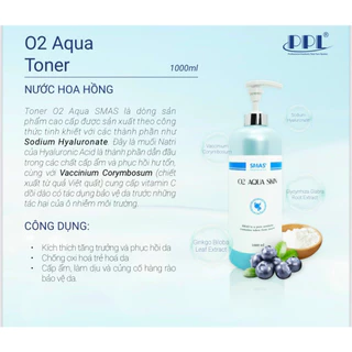 TONER O2 AQUA SMAS CHÍNH HÃNG HÀN QUỐC