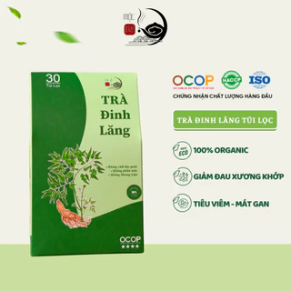 Trà đinh lăng túi lọc an thần ngủ ngon cai thiện tình trạng mất ngủ Hộp 30 túi lọc - MỘC TRÀ 98