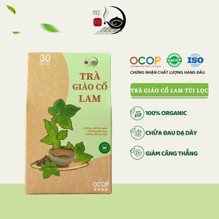 Trà Giảo Cổ Lam Túi Lọc  ổn định huyết áp, giảm mỡ máu, ngăn xơ vữa mạch máu, hỗ trợ bình ổn huyết áp - MỘC TRÀ 98