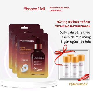 Mặt Nạ Vitamin C,The Nature Book Dưỡng Trắng, ngăn ngừa lão hóa