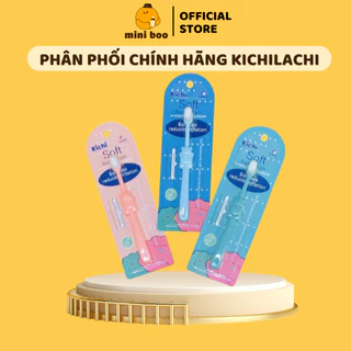 Bàn chải đánh răng Kichilachi sợi tơ mềm mải cho bé không gây đau rát - MINIBOO