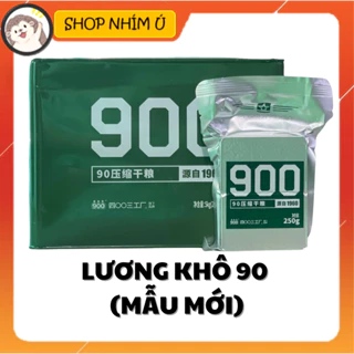 LẺ:  1 phong 250gr lương khô 90 - bánh thơm bùi ngọt