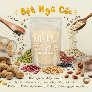 Bột ngũ cốc dinh dưỡng phù hợp chế độ ăn chay, eatclean, ngũ cốc lợi sữa cho mẹ bầu túi 250g | 199