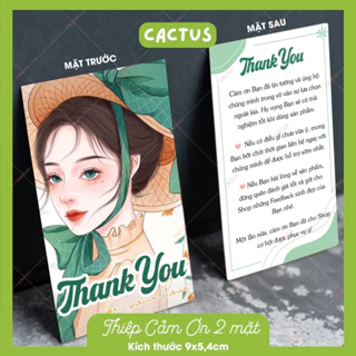 [ Hoả Tốc ] Combo 100 Card Cảm Ơn, Thiệp Cảm Ơn, Card Thank You