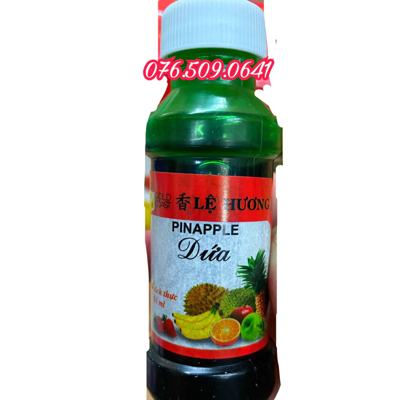 Tinh Hương lá dứa màu xanh Lệ Hương chai 50ml