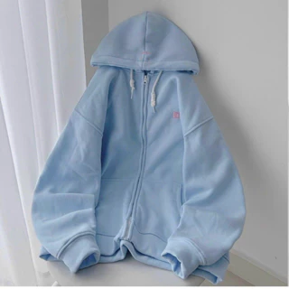 Áo Khoác Hoodie Nỉ Nam Nữ Dáng Khóa Kéo Cute Chất Vải Dày Dặn Với Dáng Form Rộng Có Mũ Cá Tính Áo Đẹp Hàng Hot Trend