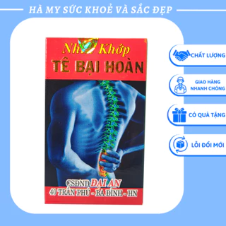 Combo 5 chai ViênNhức Khớp Tê Bại Hoàn Lọ 40 Viên Làm Giảm Đau Lưng, Nhức Xương Khớp, Bị Gút, Vôi Cột Sống, Gai Cột Sống