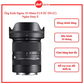 Ống kính Sigma 18-50mm F2.8 DC DN (C) Hàng chính hãng - for Sony E- mount