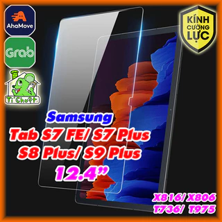 [Ảnh Thật] Kính CL Samsung Tab S9 FE PLUS/ S9 Plus/ S8 Plus/ S7 FE / S7 Plus 12.4" Cường Lực 2.5D