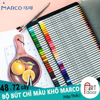 [ARTDOOR] Bộ chì màu Khô MARCO Raffine (hộp thiếc) - 72 Màu