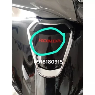 tem chữ honda tem mặt lạ 65mm đỏ đen trắng chính hãng honda (giá 1 tem)