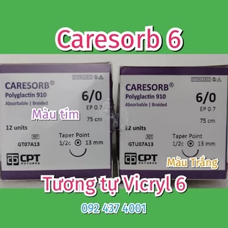 Chỉ phẫu thuật CARESORB 6/0 (Tương tự Vicryl 6)