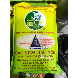 [HOẢ TỐC] [5kg] GẠO ST25 ÔNG CUA