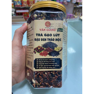 Trà gạo lứt đậu đen thảo mộc Vân Giang 750g