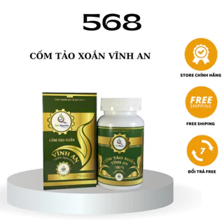 Tảo xoắn, Dạng Cốm Cấy Nano Trắng Da Đẹp Da Mờ Thâm Nám Vĩnh An Hộp Chính Hãng.