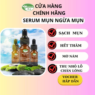 Serum ngừa mụn thảo mộc xanh x4 10ml tinh chất ngăn ngừa mụn boc mụn cám mụn đầu đen hiệu quả giảm thâm trắng da