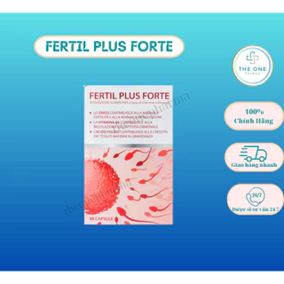 Fertil Plus Forte - Bổ Trứng, Tăng Khả Năng Thụ Thai, Vitamin Tổng Hợp, Bổ Bầu, Điều Kinh (Hộp 30 Viên)