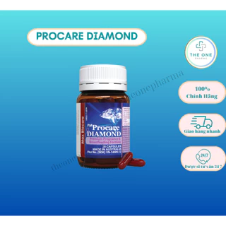 PM Procare DIAMOND lọ 30 viên, Vitamin bầu Úc, bổ sung sắt, acid folic, DHA cho mẹ bầu