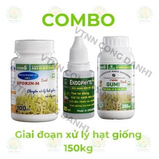 Bộ xử lý hạt giống Symbio, Gumi Seed, EndoPhyte, Sporin dùng cho 300 kí giống