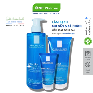 Sữa Rửa Mặt Dạng Gel Cho Da Dầu Mụn La Roche-Posay Effaclar 50ml