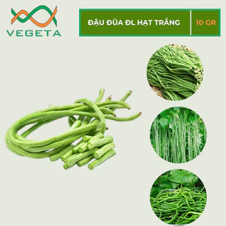 HẠT GIỐNG ĐẬU ĐŨA ĐÀI LOAN HẠT TRẮNG 10gr - VEGETASHOP - HẠT GIỐNG NẢY MẦM TỐT, NĂNG SUẤT CAO