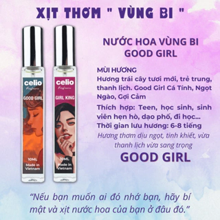 Nước Hoa Vùng Kín Nữ CELIO 10ml TOP 1 Nước Hoa Thơm Lâu Hết Hôi Bim Bím Cao Cấp