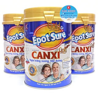 Sữa Canxi Epot Canxi 900g phòng ngừa loãng xương, tiểu đường, thoái hóa khớp (sữa Epotsure Canxi)