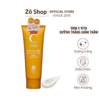 Sữa Rửa Mặt Vitamin C Dưỡng Trắng, Giảm Thâm Meishoku C Vita Clear Facial Wash 100g