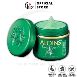 Kem lô hội dưỡng da Aloins Eaude Cream S, dưỡng ẩm, trắng hồng toàn thân Nhật Bản - Lọ 185g