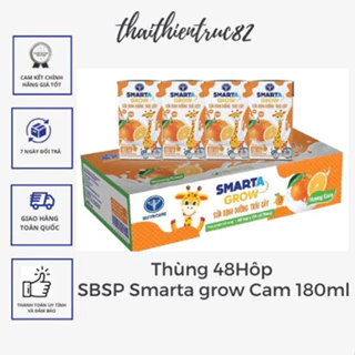 Sữa nước  Smarta Grow vị cam (180ml) Thùng 48H Nutricare