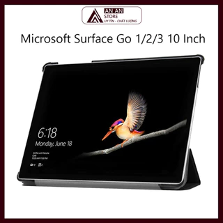 Bao Da Cover Cho Microsoft Surface Go / Go 2 / Go 3 10 Inch Hỗ Trợ Smart Cover Máy Tính Bảng