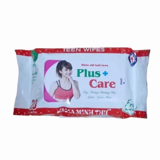 Khăn Giấy Ướt Mini Plus+ Care 20 Tờ