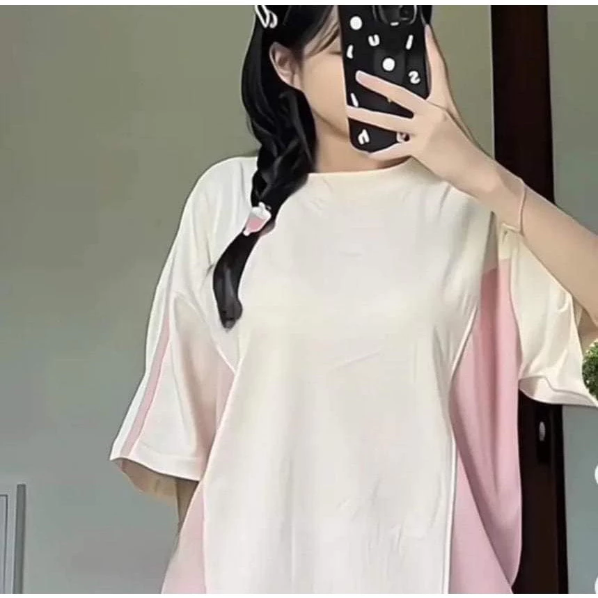 Áo thun nữ tay lỡ chất cotton khô 3158 EO phong cách Hàn Quốc THUUNISEX M1123