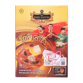 Cà Phê Sữa Hòa Tan 3In1 King Coffee Hộp 10*24G