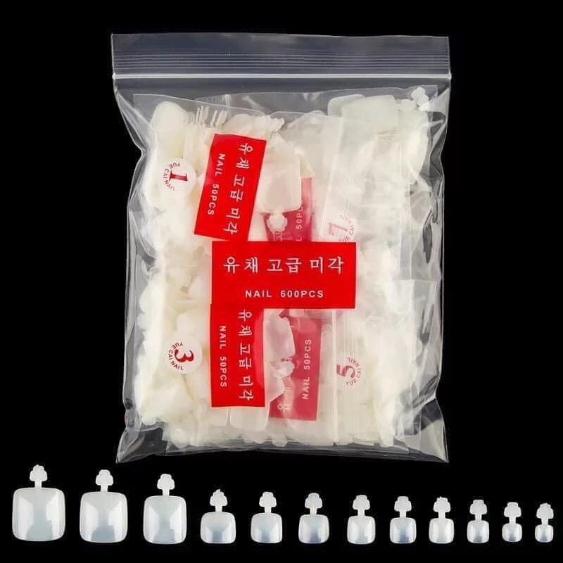 Móng úp chân túi Hàn Quốc 500 móng