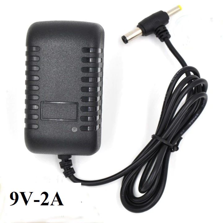 Nguồn Adapter 9V 2A - 2 đầu tiện lợi - sử dụng cho loa kéo ( 2 in1 )