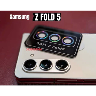 Samsung galaxy Z FOLD 5 / Z Fold 4 _ Bộ 3 dán bảo vệ 3 mắt camera vành nhôm + Kính siêu đẹp